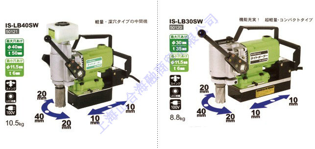 IS-LB30SW/40SW 磁性座钻孔机(日制)